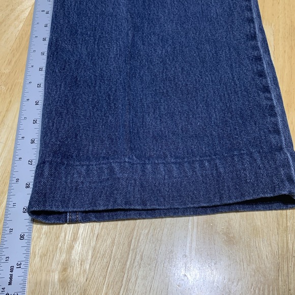 Fortress Products Straight Denim Jeans Mens 42x32 Blue 5-Pocket Dark Wash Cotton - Picture 5 of 7